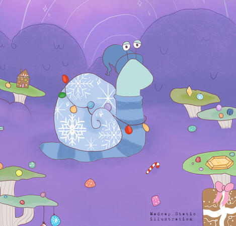 Xmas Snail Xmas Snail