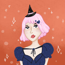 pink witch
